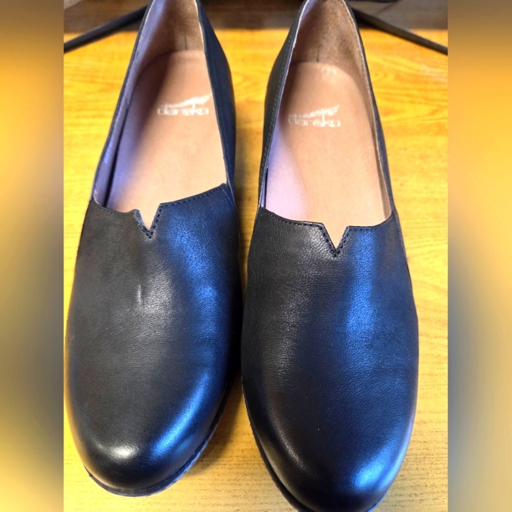 Dansko Black Leather Shoes